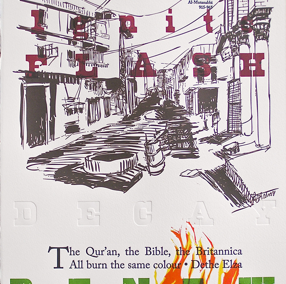 Burn broadsheet