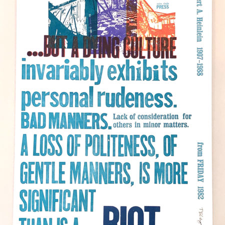 Riot/Heinlein print