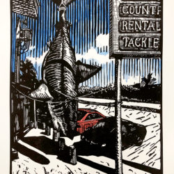 Big Shark print